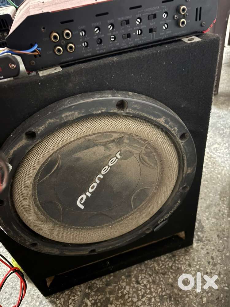 Pioneer 12 inch Double coil woofer with amplifire