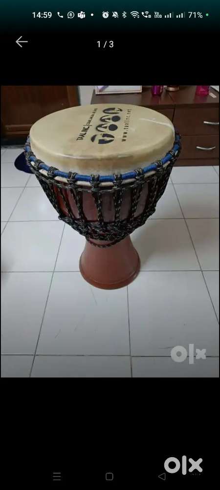 Drum (Djembe) musical instrument
