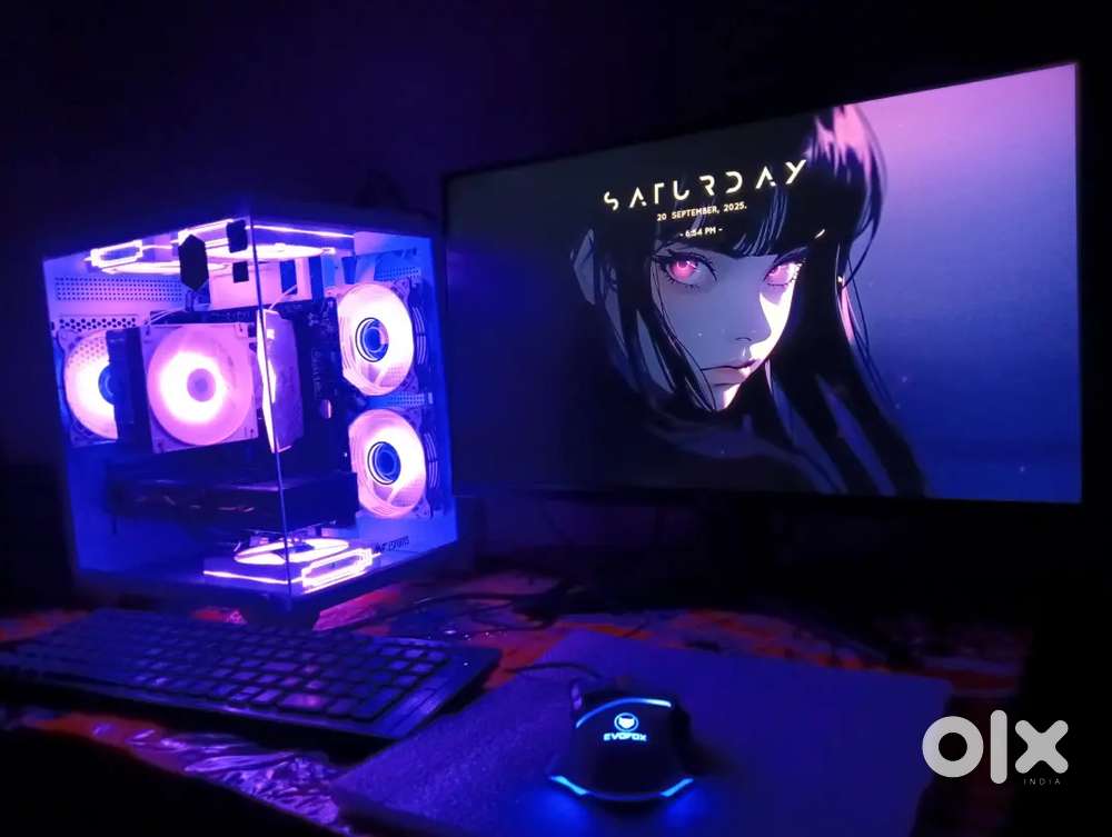 Gaming and Editing Pc Custom White