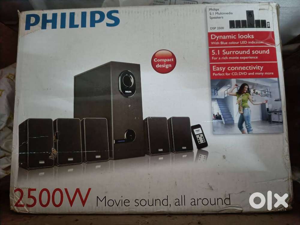 Philips 5.1 surround sound speaker system