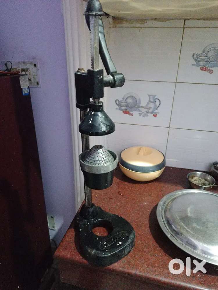 Manual hand pressure juicer