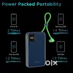 NEW URBN ultra 10000mAh Power Bank with Builtin Type-C Cable