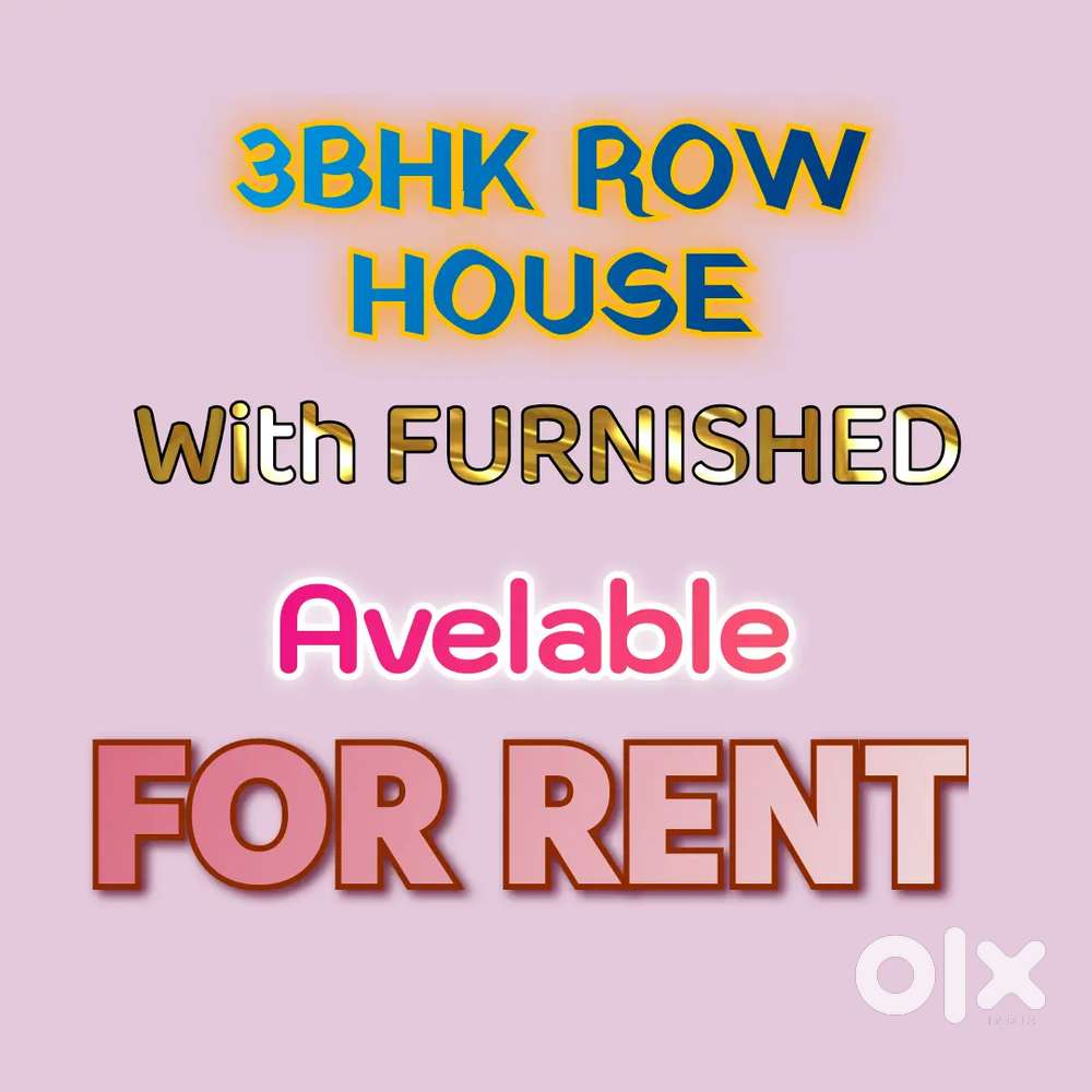 3BHK ROW HOUSE WELL MAINTAIN