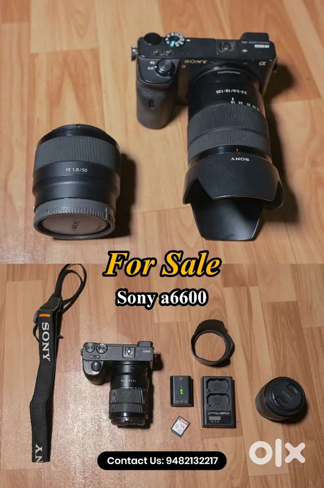 Sony A6600 + SetUp for sale.