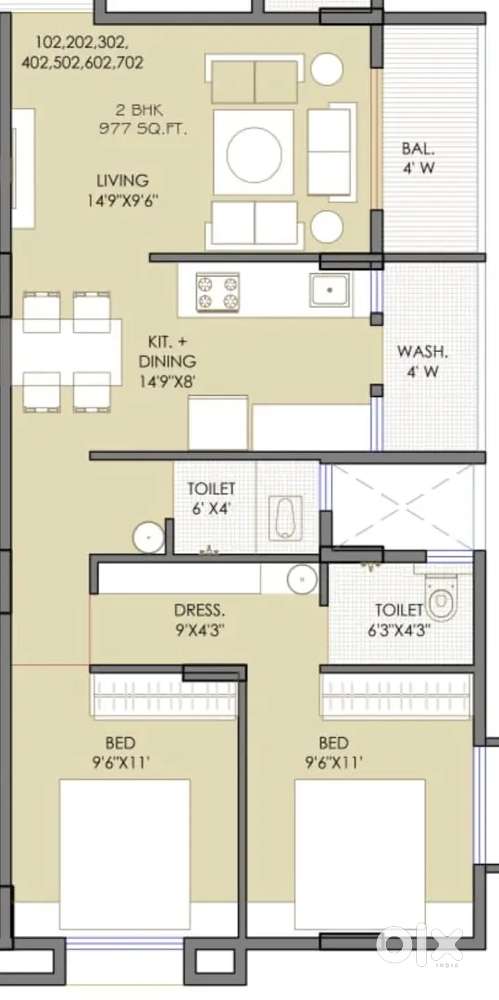 Geniune property 2bhk