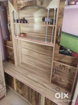Hall tv showcase with wardrobe