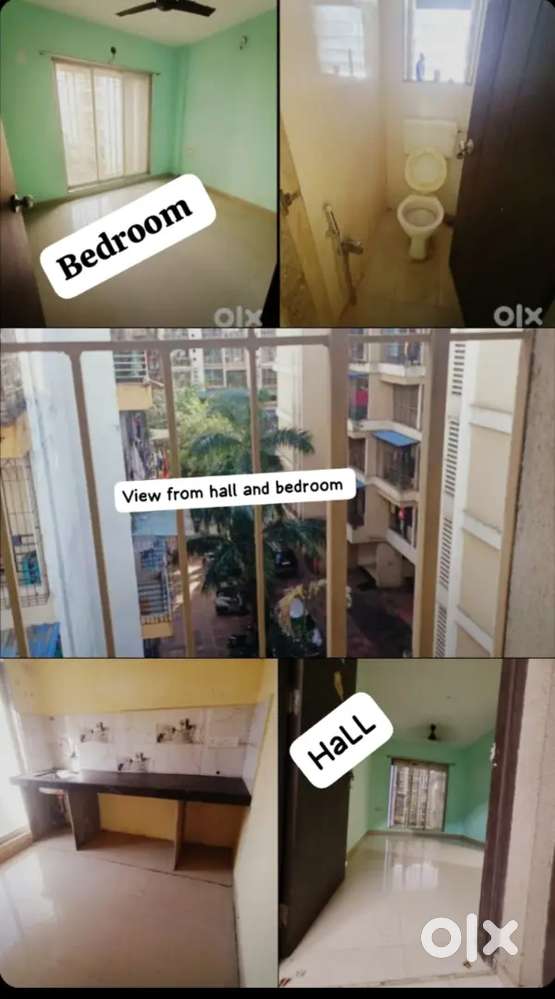 With Car parking in ULWE 1bhk flat available on Rent