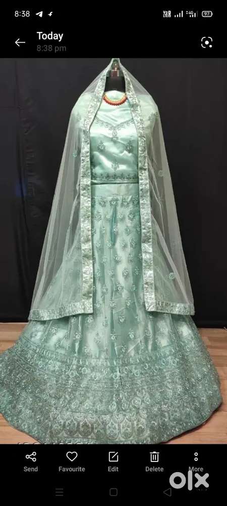 Lehenga gown pattern dress