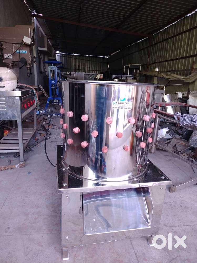 Chicken Feather Cleaning Machine in Stainless Steel