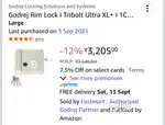 Godrej lock tribolt
