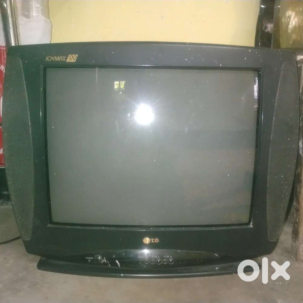 LG television set, specifically an older model from the Joymaxseries