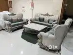 Maharaja jordan Sofa set with center table with glass