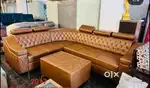 ITALIAN MODEL L SHAPE SOFA PLUS CHATER FELD TYPE