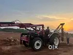 New agar poles digging machine