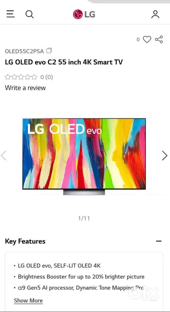 LG OLED TV 55 Inches