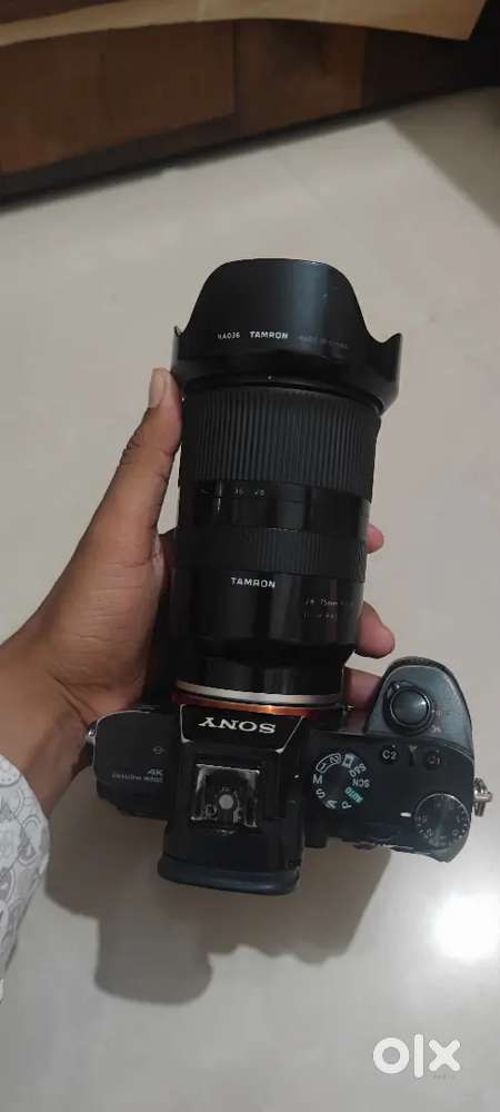 Sony m3 with tamron 28-75. f2.8 lens