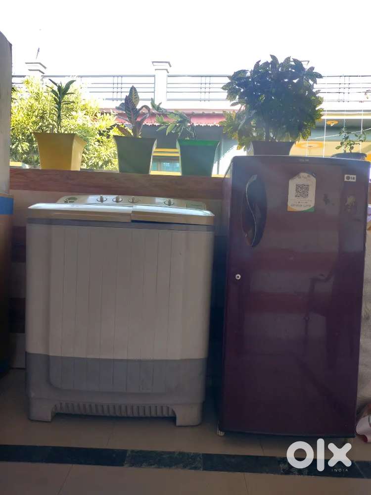 Semi automatic Samsung washing Machine + LG Freeze