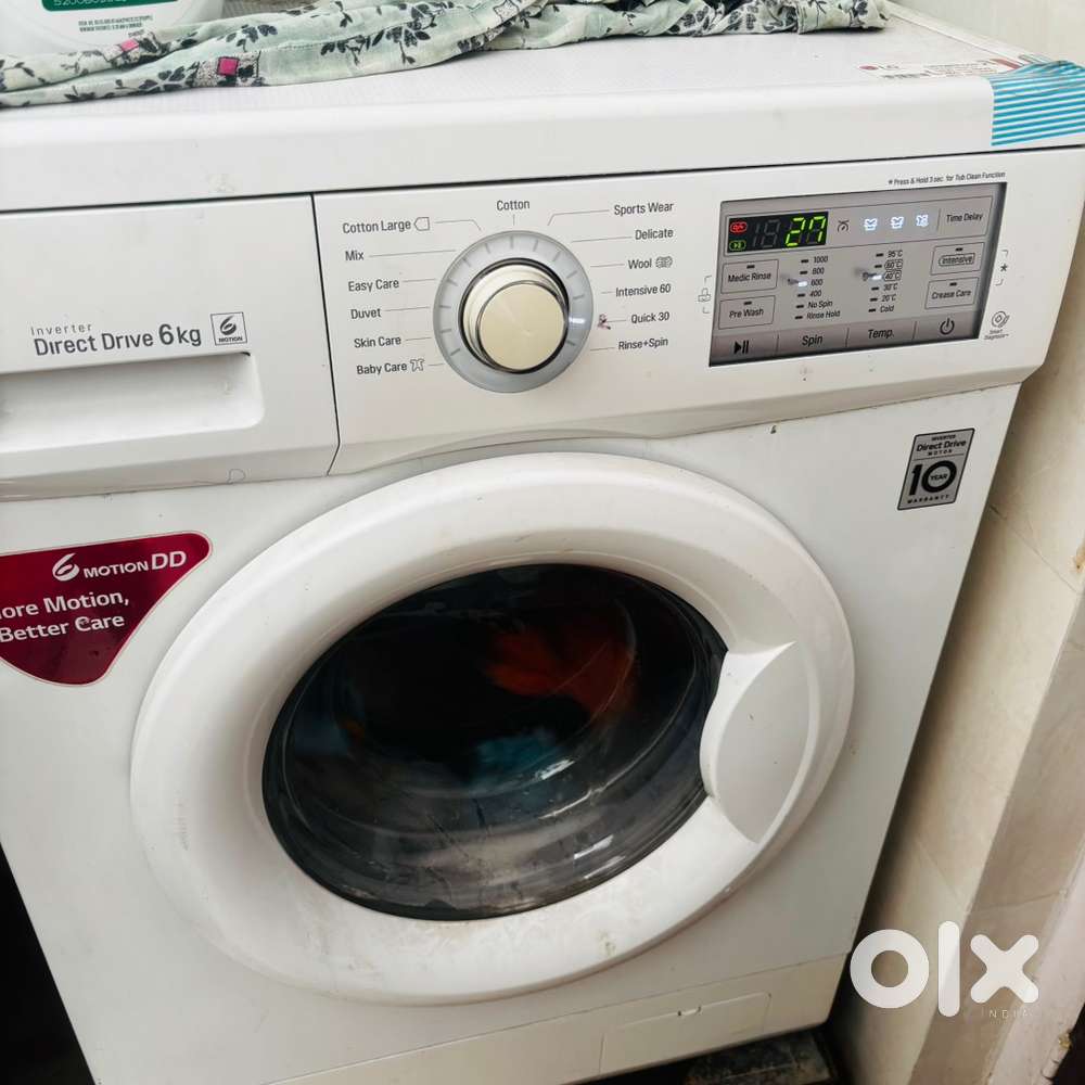 LG 6kg Front Load Washing Machine – 2018 Model – Good Condition