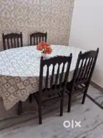 Teakwood 8 chair dining table