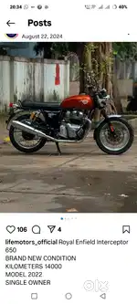 INTERCEPTOR 650 (ORANGE)