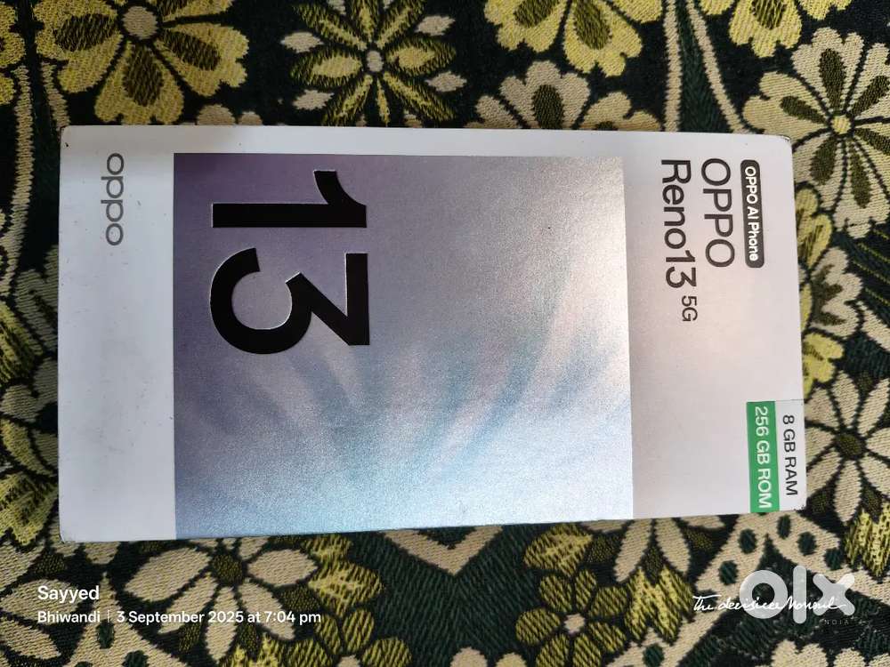 Oppo reno 13. 8/256. Bill Box Available