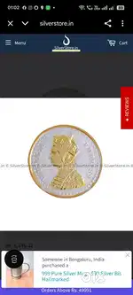 Silver coin