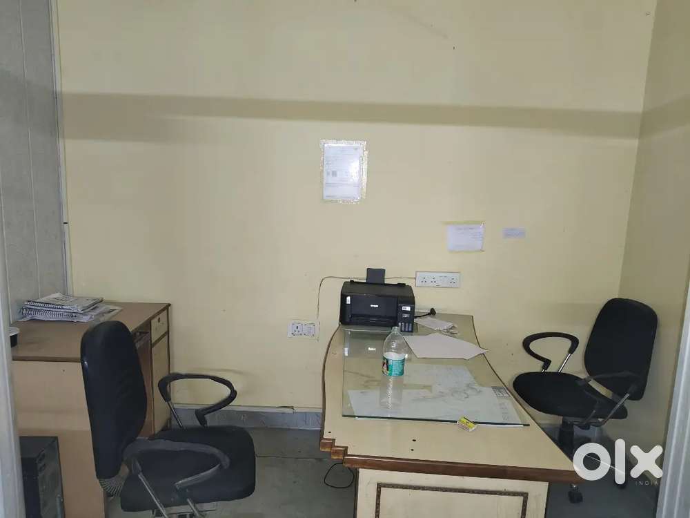 Semi furnished prime location office with boss cabin