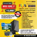 NEW CORE i7 FULL PC SET 256 GB SSD 8GB RAM 19 INCH LED COMPUTER DESKTO