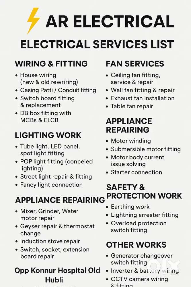 Ar smartfix electricals