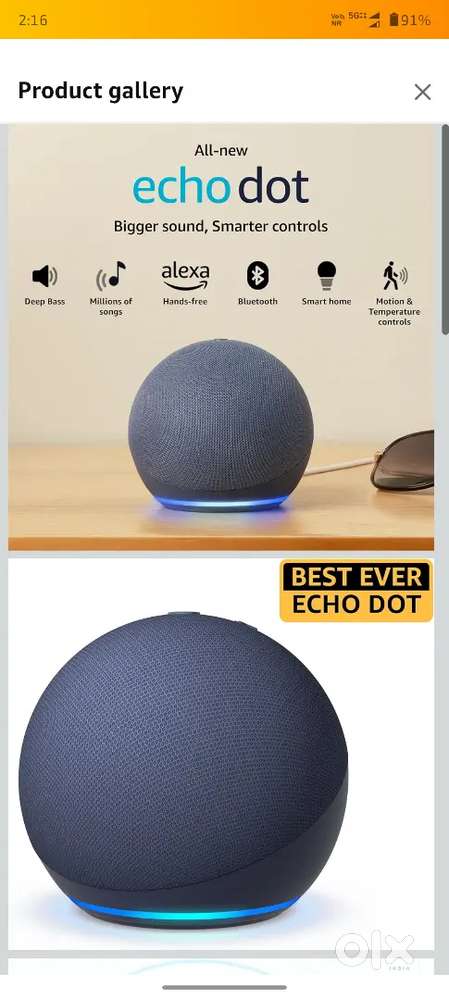 Amazon alexa echo dot (5th Generation)