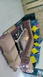 Sofa with center table