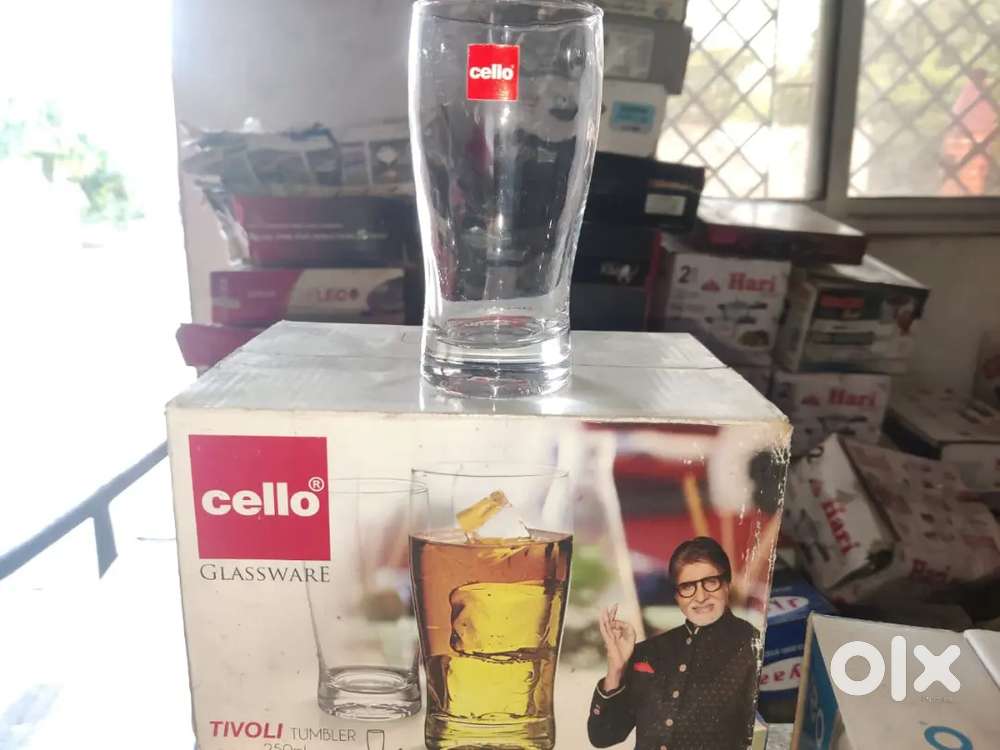 Cello and treo glassware