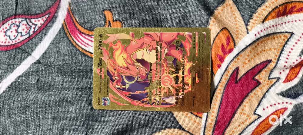 Charizard solar form Vmax pokemon card