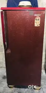 Samsung single door fridge with vguard stabiliser