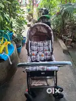 Premium Baby Stroller Pram + swing ( Jhula}