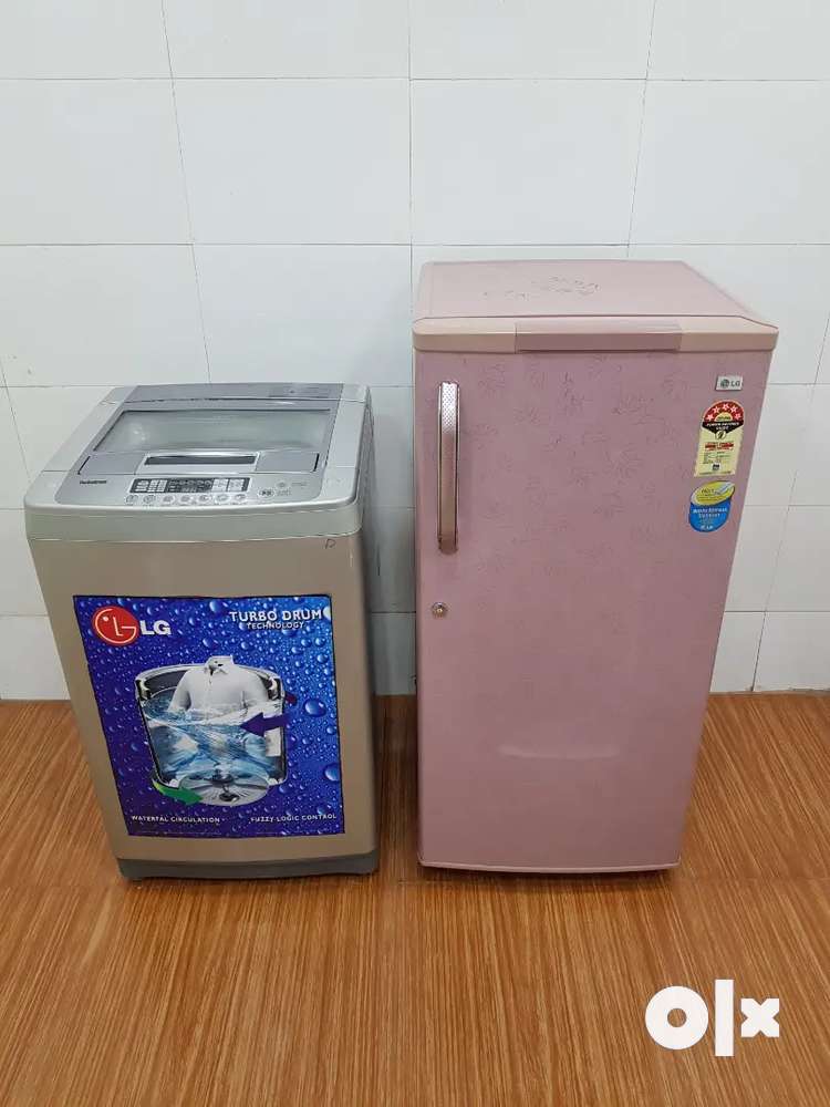 #_# LG 6.5kg washingmachine & LG 195ltr refrigerator with freedelivery