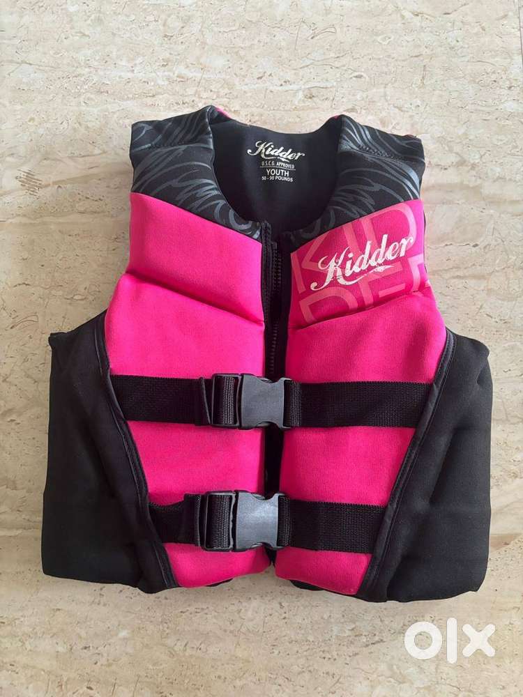 Premium Life Jacket (50–90 lbs), Ideal for Swimming & Boating
