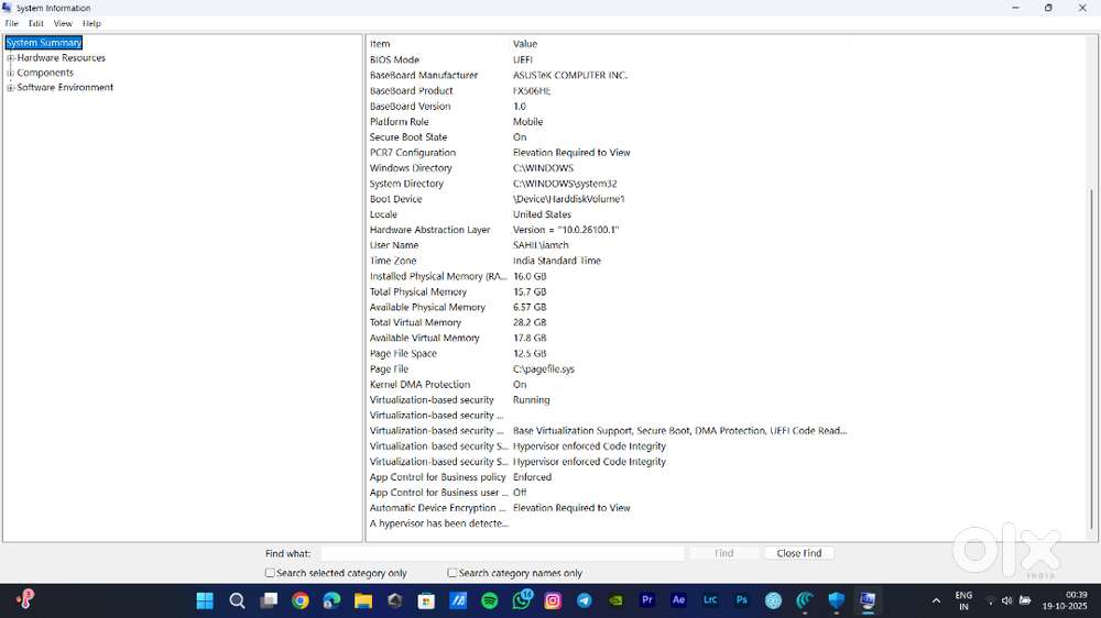 Asus gamming and randering laptop