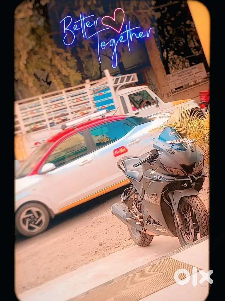 Bike : R15v3 Bs6 colour: Mat Black