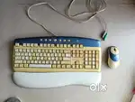 Logitech Computer keyboard with wireless mouse