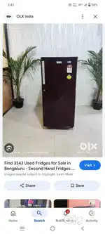 Second hand sale fridge ()