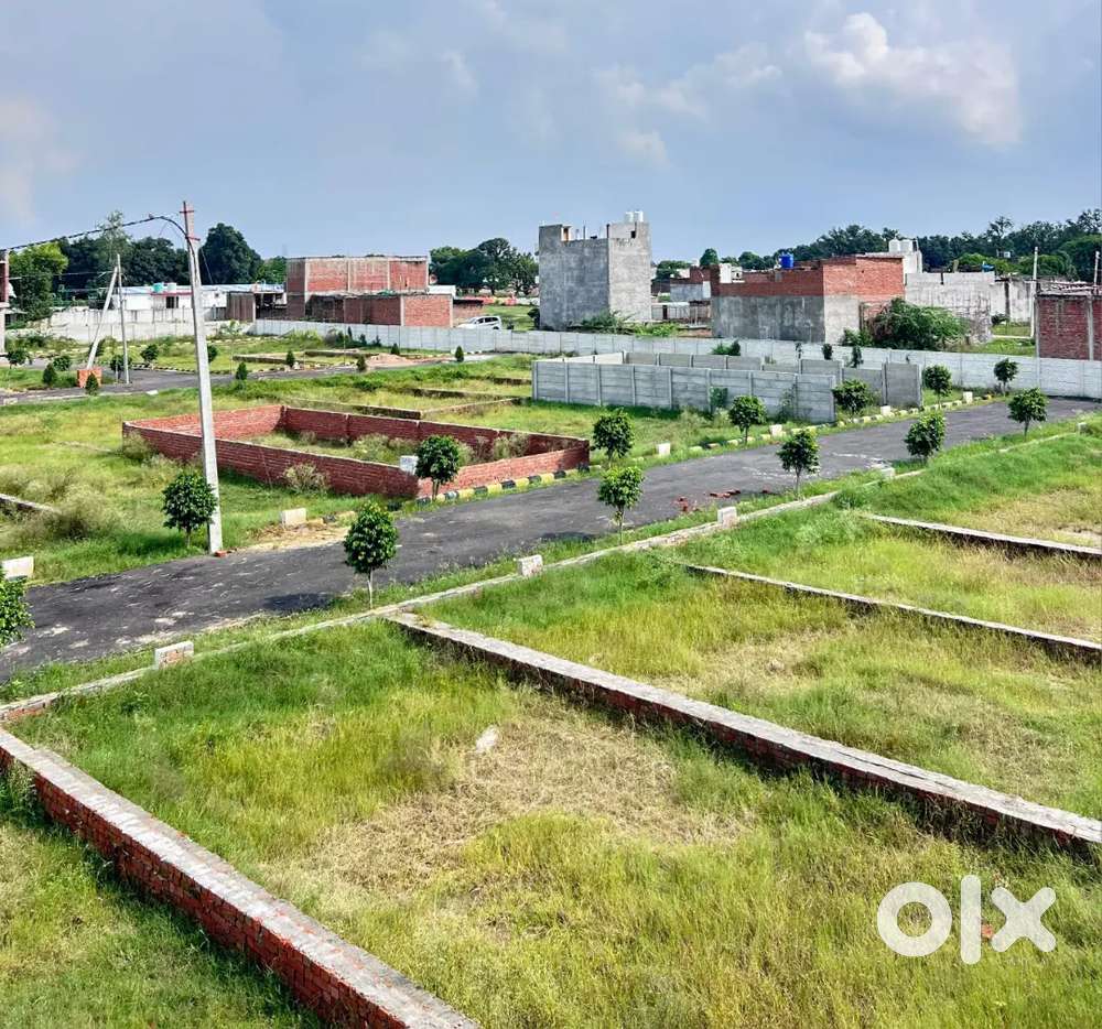 खुर्दही बाजार रिंग रोड पर प्लाट ले सर्विस लेन से लगी हुयी LDA से NOC