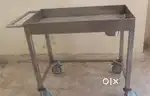 SS dirty utensils trolley and sink Unit