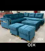 Today bigg discount buy new sofa 8499 L sofa 16990 EMI Available