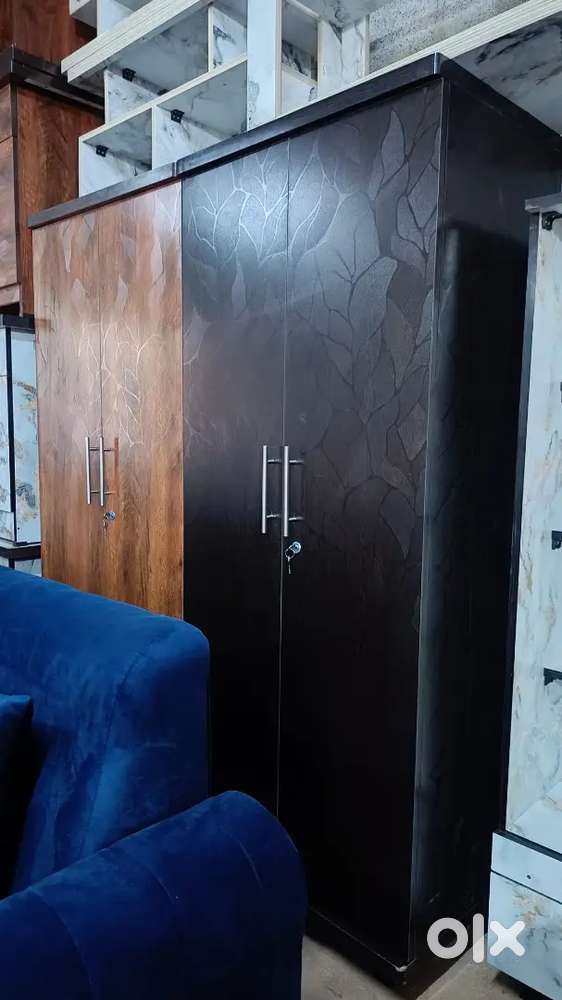 Jai Laxmi Furnitures New Brand Double door wardrobe available +Cod