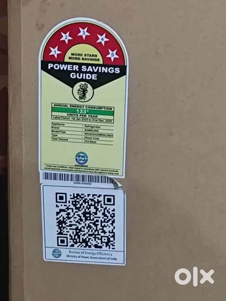 New sealed Samsung 5 star single door