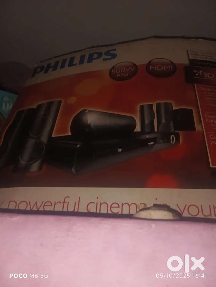 Philips home theatre 5.1 good condition