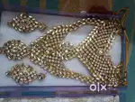 Bridal set new &1 silver stone necklace set