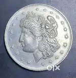 Antique brass silver American by Goddess