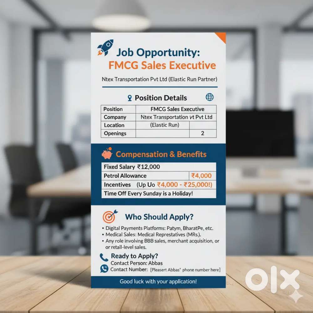 Field sales executive at Nellore